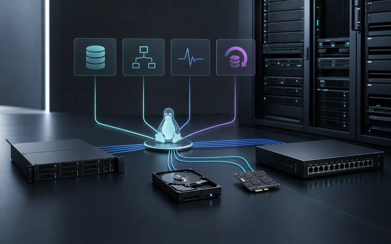 Linux systems being diagnosed, stabilized, and made manageable again.