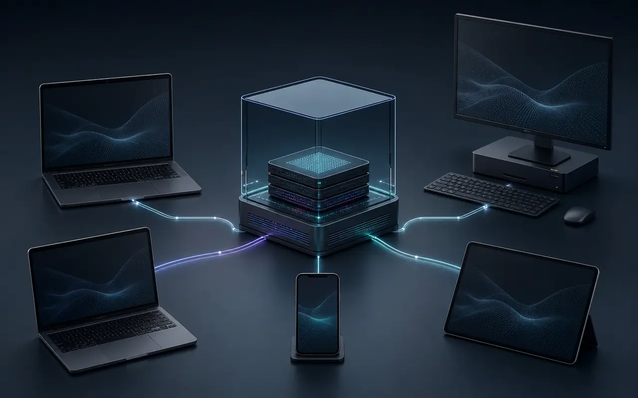 Cross-platform application architecture with predictable behavior across environments and access to native capabilities.
